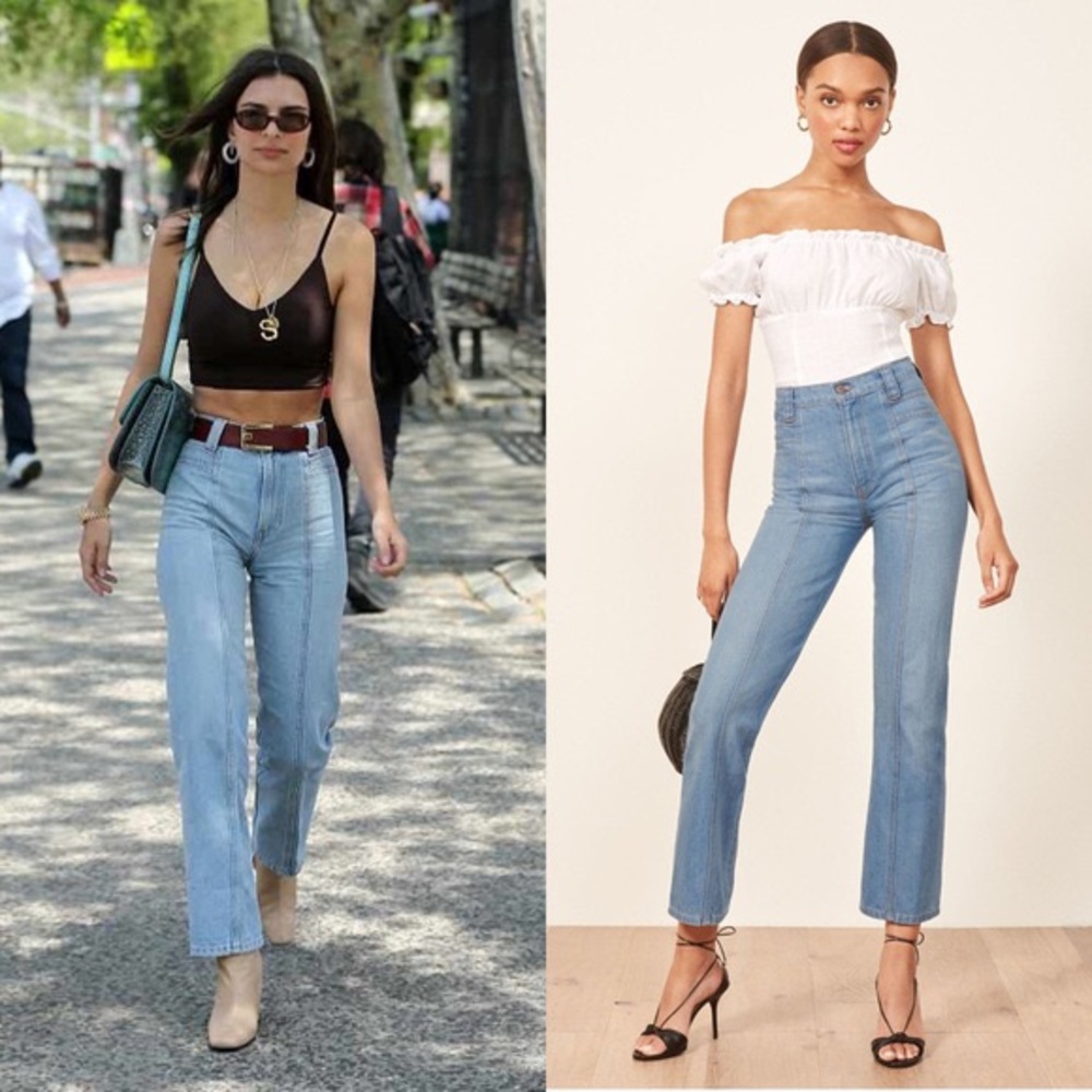 Reformation 70s Seamed jean